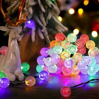 100 LED blanco frío Cadena De Luces Bombillas Navidad Boda Fiesta Jardín Decoración Del Hogar 