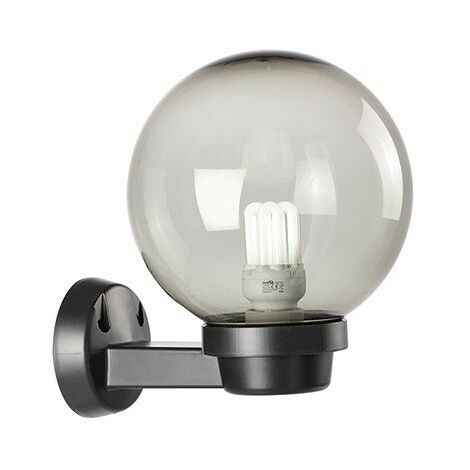 Applique Sf. Fumée 'D.20 E27 ligne globe noir
