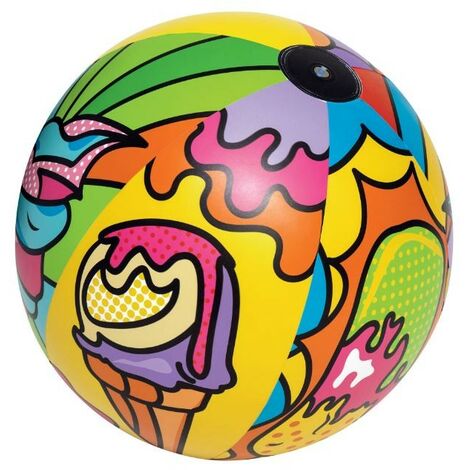 Ballon de plage Intex - lot de 25 - ballon de plage gonflable - 50 cm -  multicolore