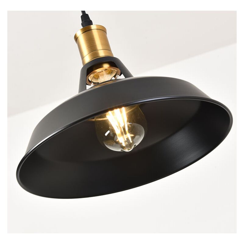 Lampe à suspension en fer corten et céramique Lois Ferroluce