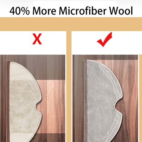 Kit De 13 Pièces Pour Aspirateur Xiaomi Roborock S6 S60 S65 S5 Max S6 Maxv S6 Pure Accessoires, 1 Rouleau De Balais, 2 Filtres, 4 Chiffons De Serpillière, 4 Brosses Latérales