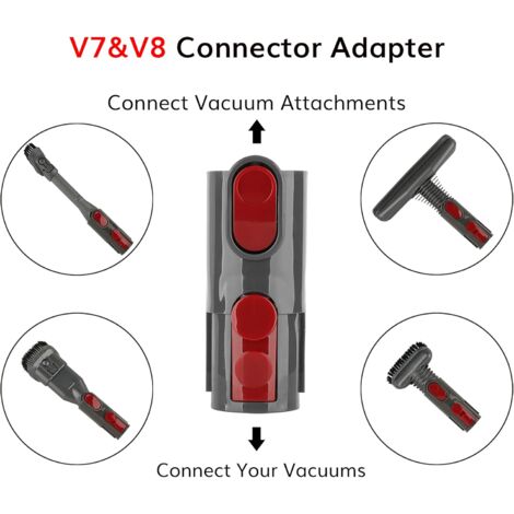 Brosse Kit Accessoires Pour Dyson V8 V7 V10 Aspirateur Avec Adaptateur,Total Clean Pièces Pour Dyson V6 Dc45 Dc35 Dc52 Dc29 Dc62 Dc33 Dc34 Etc