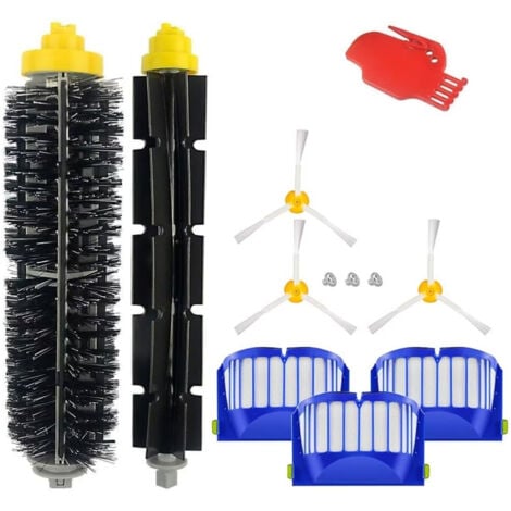 Kit D'Entretien Pour Irobot Roomba Avec Brosses Et Filtres - Série 500 600 585 595 620 630 650 660 680 690