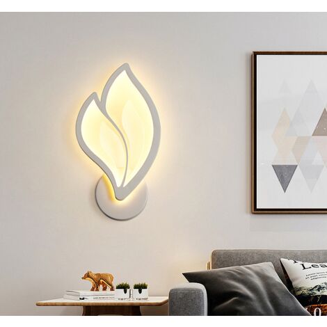 Applique Murale Led, Applique Murale Créative, Applique Murale Moderne En Acrylique Pour Chambre À Coucher, Couloir, Salon, Bureau - Blanc Chaud
