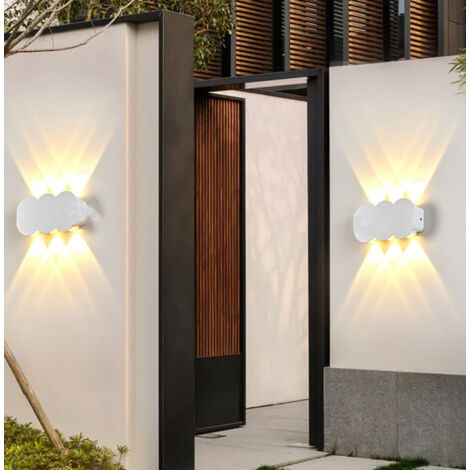 Applique Murale Minimaliste D'Intérieur Lampe Murale Led 6W Blanche, Applique Murale Moderne Pour Couloir, Chambre À Coucher, Salon (Blanc Chaud)