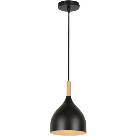 Plafonnier Moderne Hofstein En Métal Couleur Cuivre/noir Pour Salon Ou Chambre