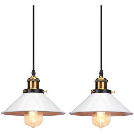Rampe de spot 2 abat-jours (L24 cm) Capeline Noir - Luminaire