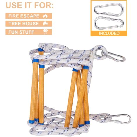 Échelle De Corde D'évacuation D'urgence 3-4 étages Maisons 10 M Échelle