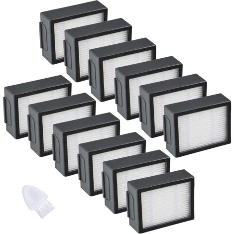 12pcs Filtres HEPA Aspirateur Compatible pour Robot Roomba série i & e i3 i4 i6 i7 i8 e5 e6 (1/5)