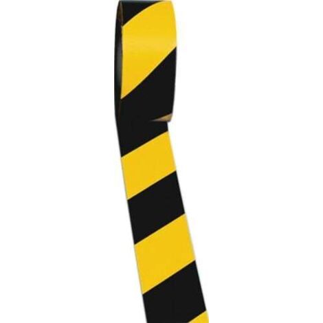 Bodenmarkierungsband Easy Tape PVC schwarz/gelb L.33m B.50mm Rl.ROCOL
