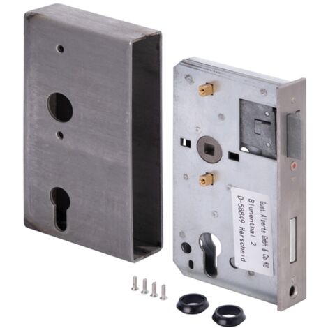 Schlosskasten DIN L/R Maß A172xB94xC60mm Maß E 40mm Dornm.60mm GAH (1/5)