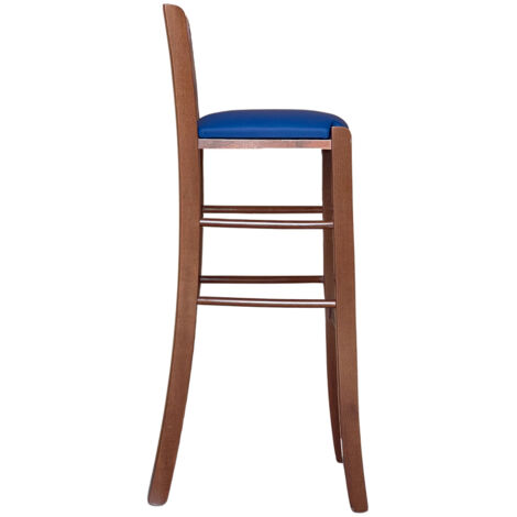 Tabouret En Bois Holzhocker – Noyer – Hauteur 32 Cm – Neuf – Intérieur/Extérieur