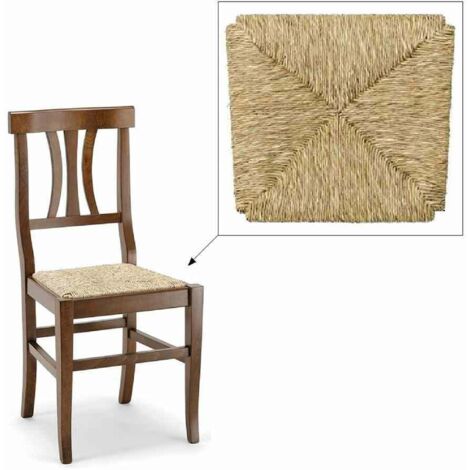 Remplacement fond rembourré siège pour chaise en paille modèle Arte povera