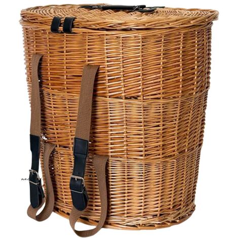 Panier pêche osier - Décoration