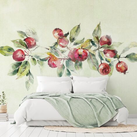 Papier peint Apple Branch - Second Variant - 400 x 280 cm (1/4)