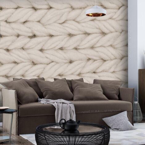 Papier peint Real Wool - Third Variant - 200 x 140 cm (1/4)