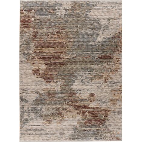 Tapis abstrait multicolore effet 3d doux et moderne - 230 x 160 cm