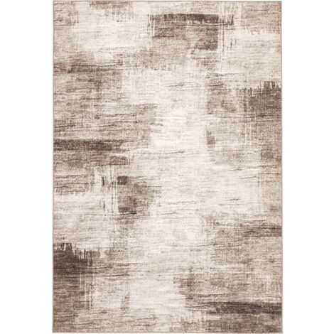 Tapis beige vision moderne lavable et doux - 330 x 230 cm