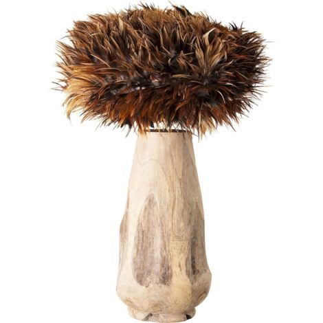 Lampe Ghedas ethnique en teck - Teck vieilli marron ethnique (1/3)
