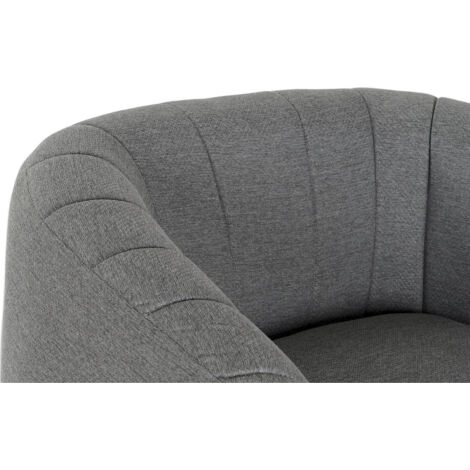 Fauteuil gris élégant confort pour salon moderne - Gris anthracite ...