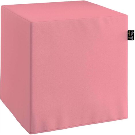 Pouf cube Happiness - Rose Ancienne (1/2)