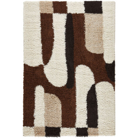 Tapis Palerme effet géométrique pour intérieur cosy - 160 x 230 cm