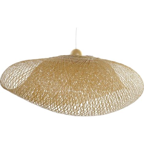 Suspension bambou naturel pour éclat intérieur chic - Teinte bambou naturel écru (1/5)