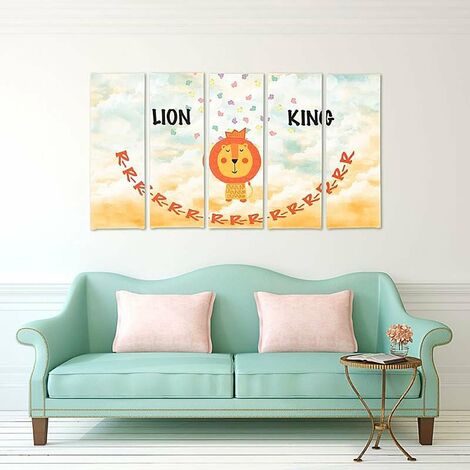 Tableau le roi lion 100 x 70 cm