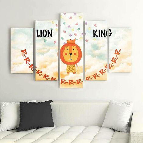 Tableau le roi lion 100 x 70 cm