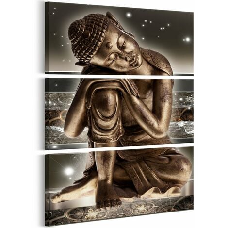Tableau bouddha la nuit - 60 x 90 cm