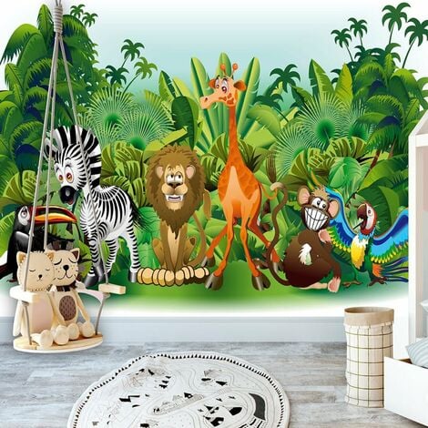 Tableau verre animaux forêts tropicales PARADISE