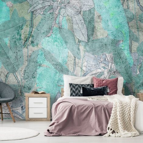 Papier peint Malachite Nature - 200 x 140 cm (1/4)