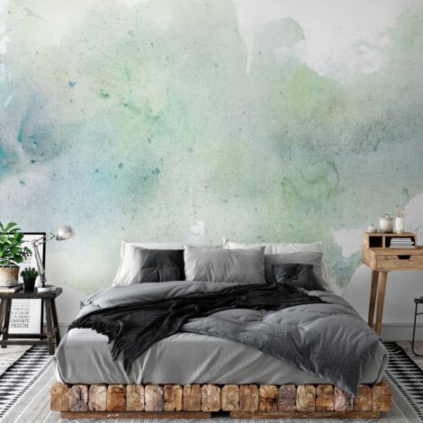 Papier peint Menthe Pastel - 200 x 140 cm (1/4)