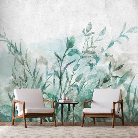 Papier peint Aquarelle Nature - 200 x 140 cm (1/4)