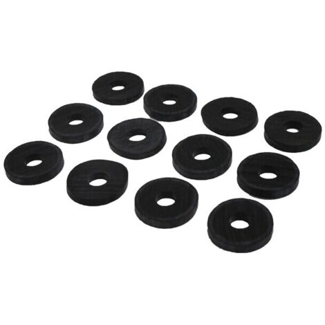 Arandelas de Neopreno Negras (x100)