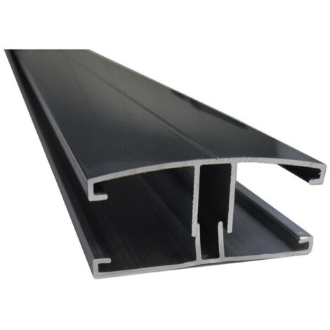 Perfil de unión atornillable para placas de policarbonato 16/32 mm - Gris Antracita RAL 7016 - 4 m