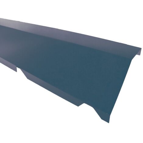 Cumbrera dentada doble para panel sándwich 1045 - Azul pizarra 5008 - 2100mm