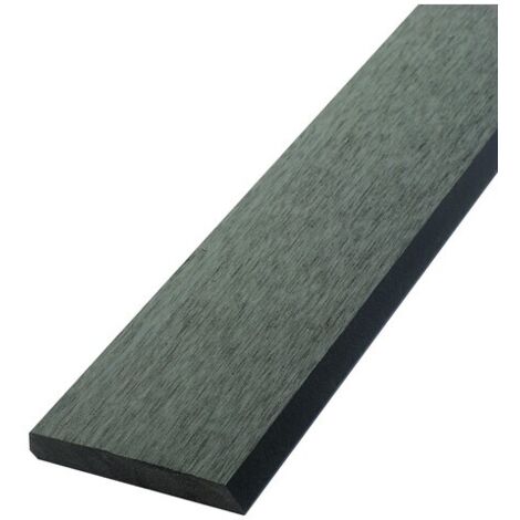 Revestimiento de composite gris antracita 1x7,5x270 cm