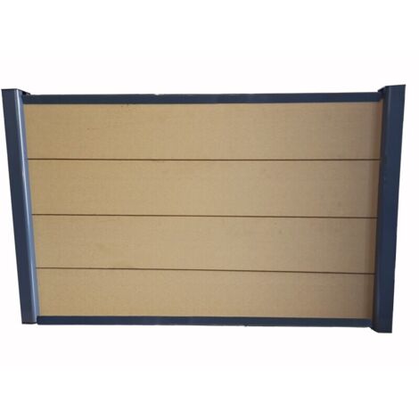 Kit Completo de Inicio/Fin Valla 1,50 L x 1,80 H (3 colores) - Beige Claro, Altura - 180 cm, Longitud - 150 cm