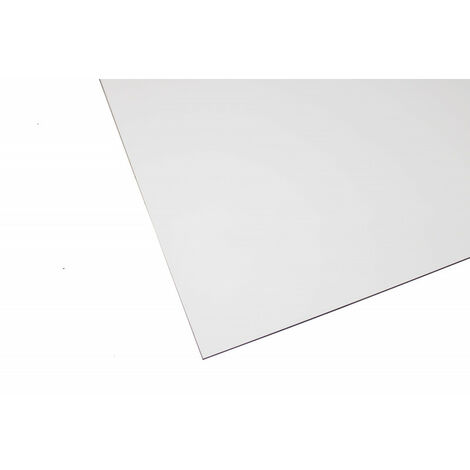 Revestimiento de PVC blanco mate Dumawall+ DUMAPLAST L.65 x l.37,5 cm x  Espesor 5 mm DUMAPLAST