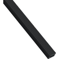 Viga de tarima de madera composite - Color - Negro, Espesor - 3 cm, Anchura - 5 cm, Longitud - 200 cm