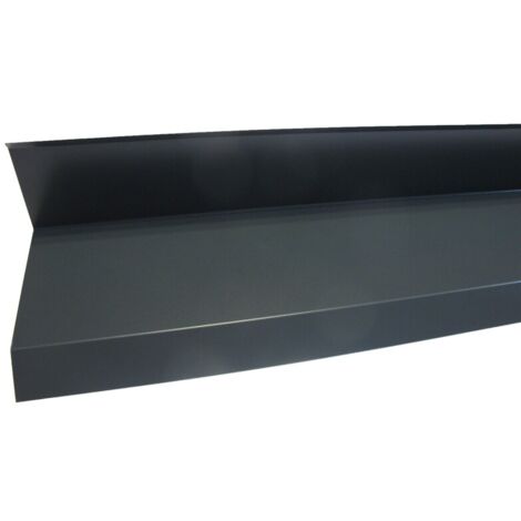 Bordo contro muro 2100mm Grigio antracite RAL 7016, L: 2100mm