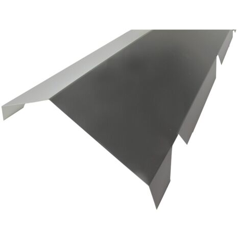 Colmo a doppia dentatura per vassoio in acciaio 1045 - Grigio antracite RAL 7016, H: 260 mm, L: 450 mm, L: 2100 mm