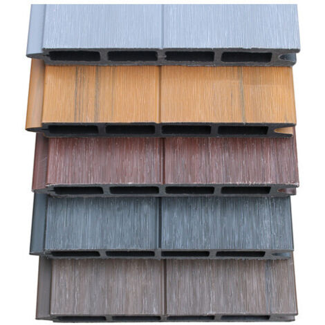Stecca per recinzione composita a nido d'ape coestrusa - Colore - Antracite, Spessore - 19 mm, Larghezza - 15,6 cm, Lunghezza - 148 cm