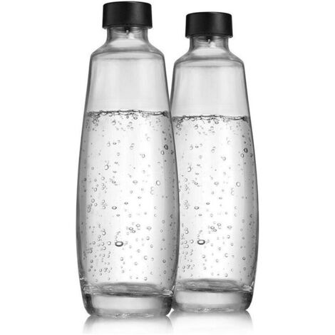 SODASTREAM DUOPACK LOT DE 2 BOUTEILLES DE RECHANGE POUR MACHINE À GAZÉIFIER DUO NOIR 10 X 19,5 X 29 CM 1047205490
