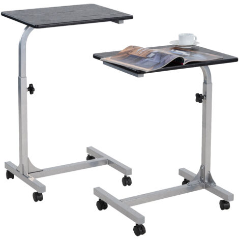 Scrivania per computer regolabile in piedi - Supporto per scrivania per laptop Rialzo ergonomico per tavolo per laptop, supporto per scrivania per casa/studio/ufficio (Colore : Nero) Efficency