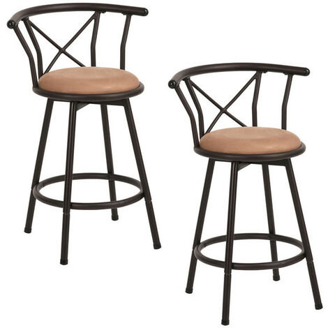 Amraihpy Set di 3 sgabelli da bar, 65 cm di altezza della seduta, sgabelli  da bar