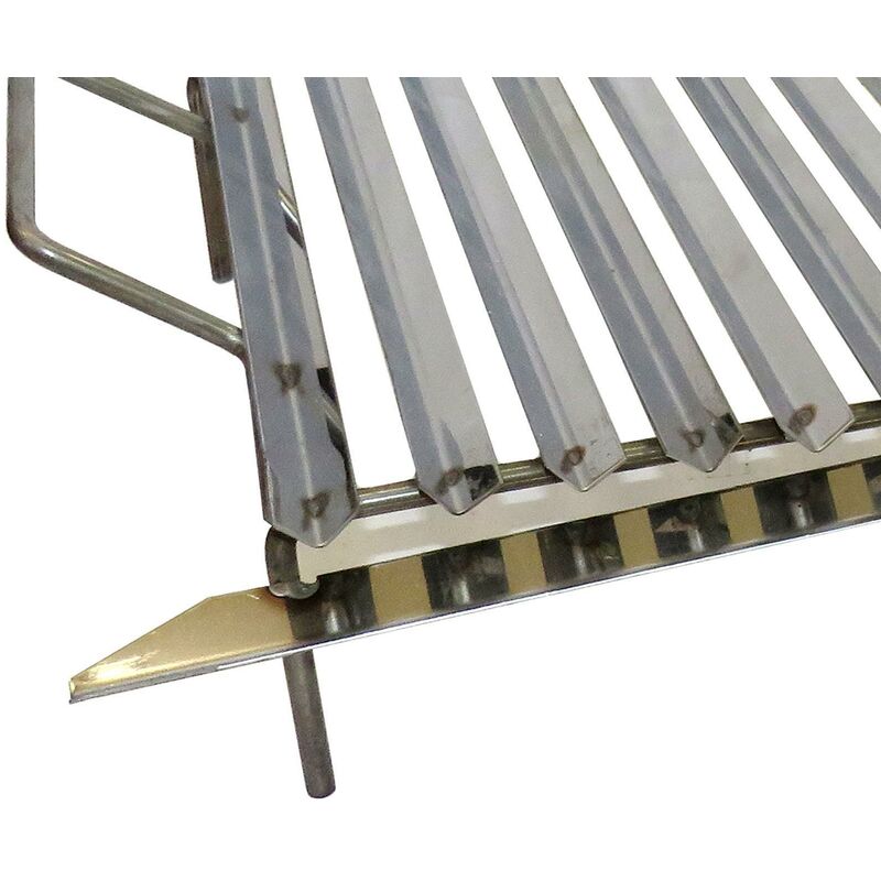 Griglia Per Barbecue Max In Ferro 50cm | Bistecchiera Regolabile Con Manici In Legno | Per Esterno E Camino - Foto 3
