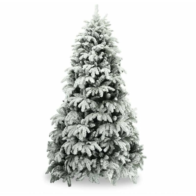 Albero di natale Slim Killington innevato in PE Effetto Real Touch +  Flock / 240 cm