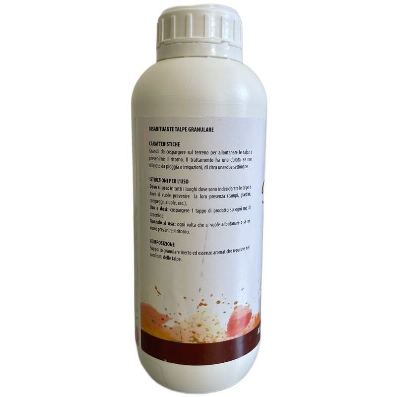 Disabituante Repellente Dissuasore Barriera Naturale per Talpe Granulare 5  Lt